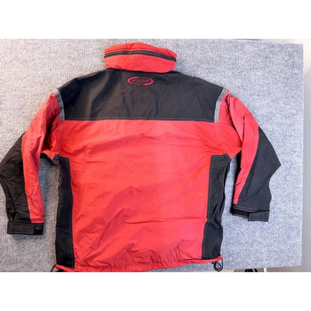 Vintage The North Face Rage Gore-Tex Jacket Red Black 90s Mountain Parka Large